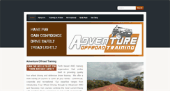 Desktop Screenshot of adventureoffroadtraining.com